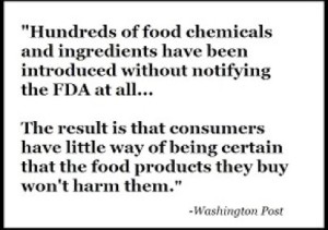 washington post food additives quote