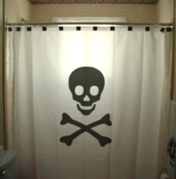 household chemicals-vinyl shower curtain danger